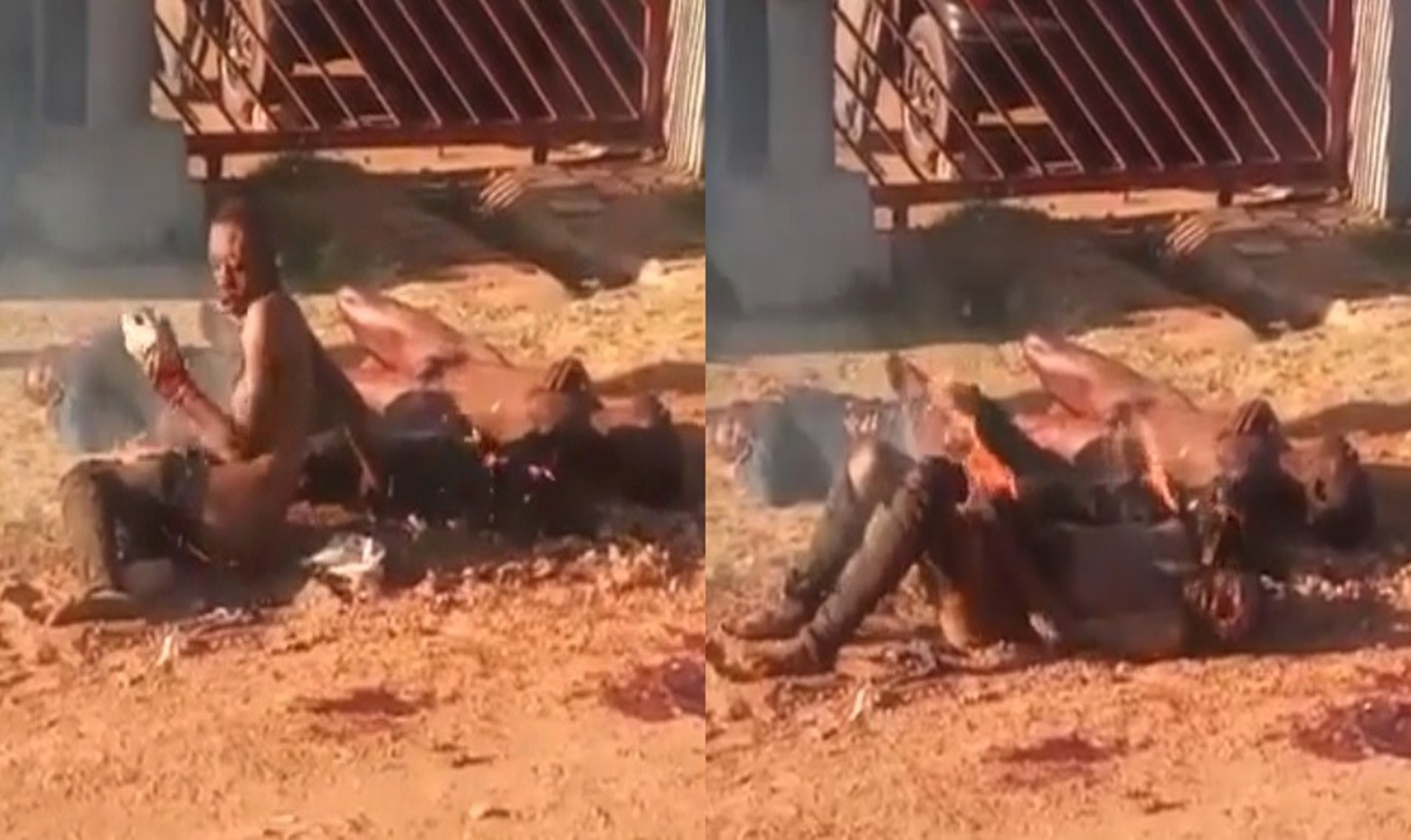Three Thieves Burned Alive by Angry Mob After Brutal Lynching
