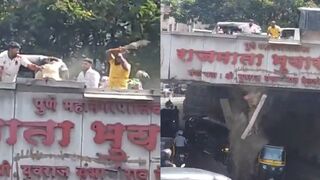 Machete Gang Assaults Rickshaw Driver Then Tosses Him from Bridge in Chilling Attack