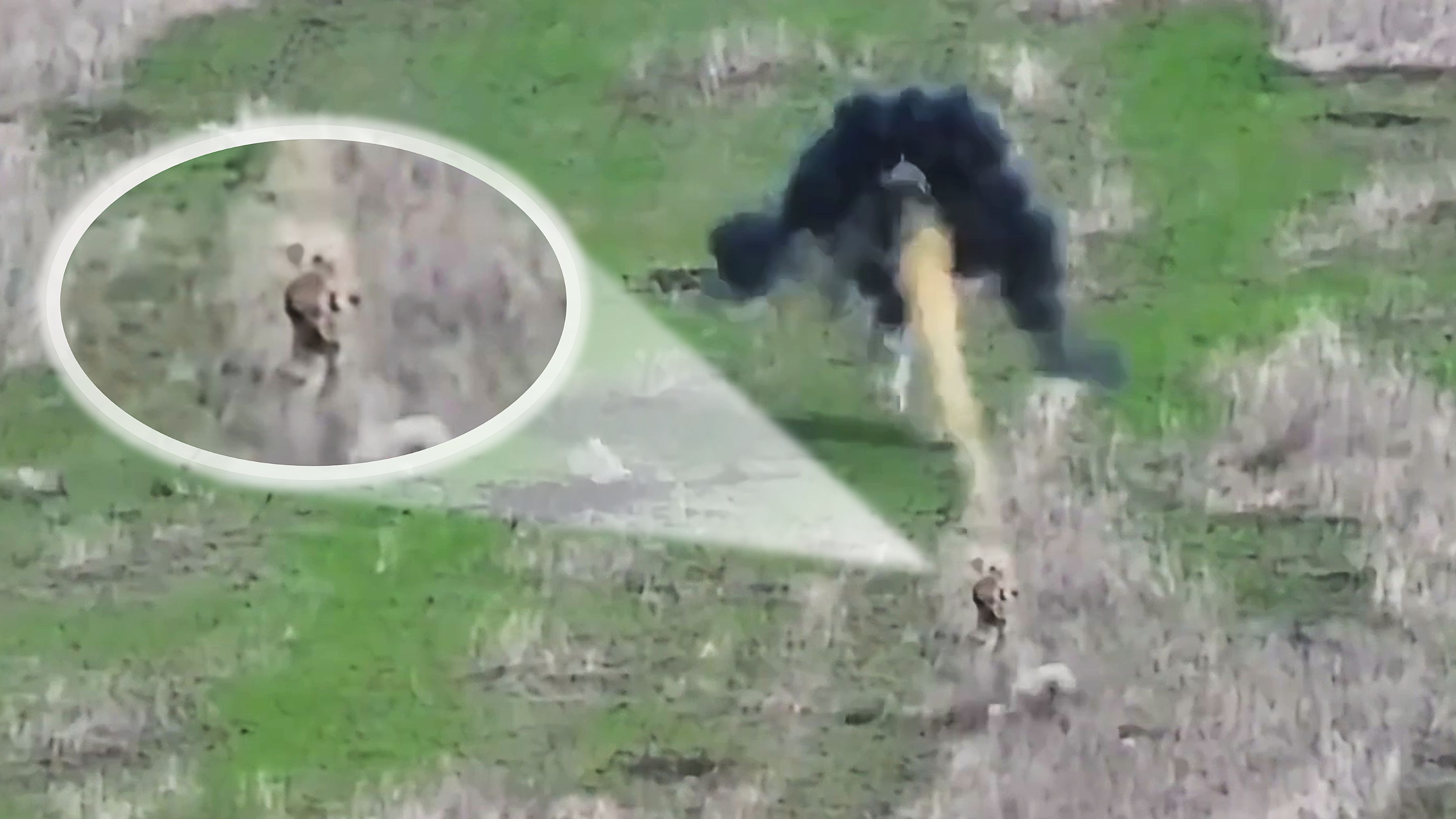 Ghostly Ukrainian Sci-Fi Drone Bursts Russian's Skull