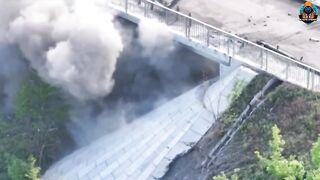 They thought they were safe under a bridge.