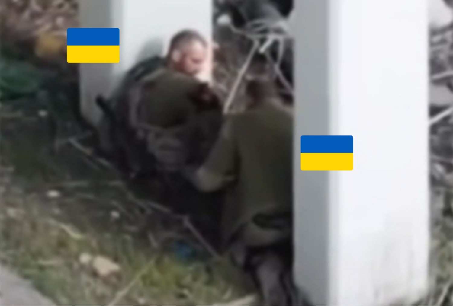 They thought they were safe under a bridge.