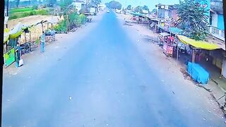 Woman Standing Near A Roadside Shop Seriously Injured By Lost Control Car