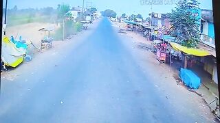 Woman Standing Near A Roadside Shop Seriously Injured By Lost Control Car