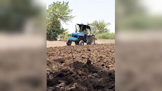 Man Trying To Leave A Moving Tractor Gets Run Over
