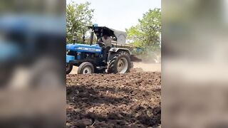 Man Trying To Leave A Moving Tractor Gets Run Over