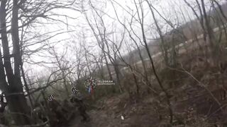 Execution of a tied up Russian soldier