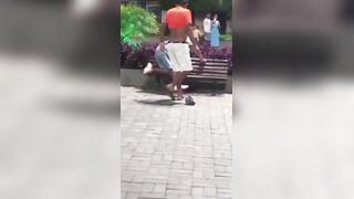 Man Stabbed In Chest Walks And  Falls Before Bleeding To Death In Public
