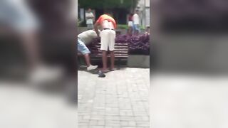 Man Stabbed In Chest Walks And  Falls Before Bleeding To Death In Public