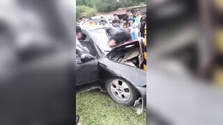 Señora Is The Only One Survivor In Head on Crash