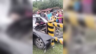 Señora Is The Only One Survivor In Head on Crash