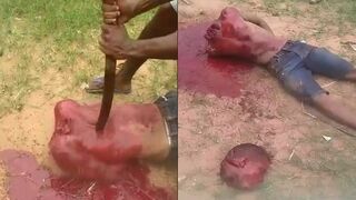 Wannabe Gangster Decapitates Enemy Then Tries to Open His Ribcage