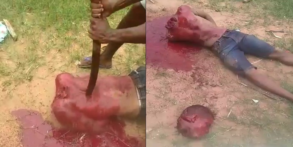 Wannabe Gangster Decapitates Enemy Then Tries to Open His Ribcage
