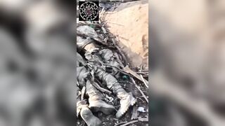 Ukrats abandoned by their comrades.