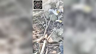 Ukrats abandoned by their comrades.