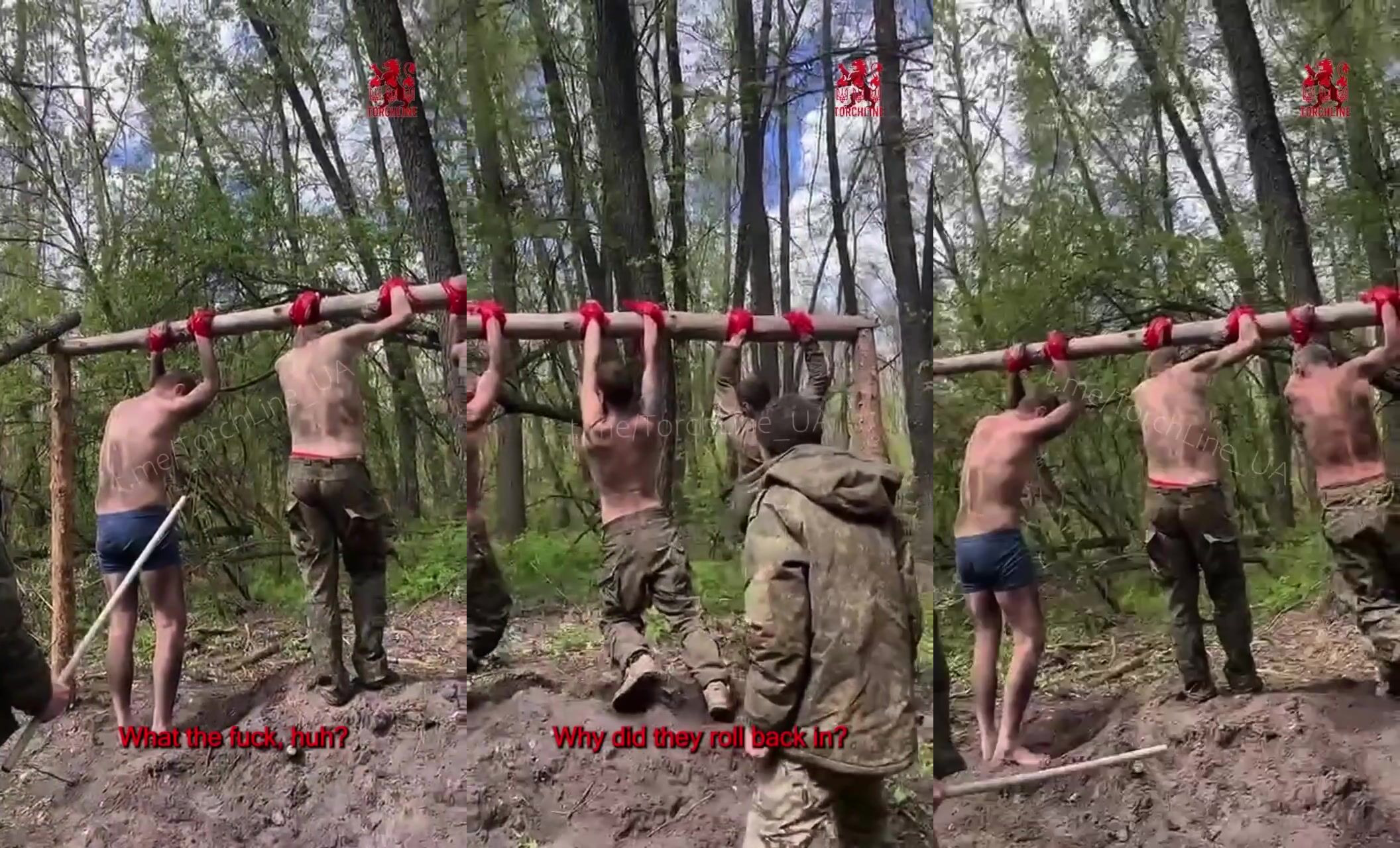 BDSM games in the Russian army.