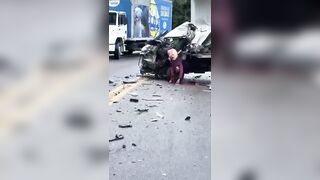 Terrifying Accident Leaves Mutilated Corpses: Brutal Collision Between Truck and Car