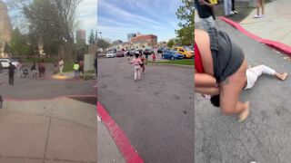 Bullet nipples during fight