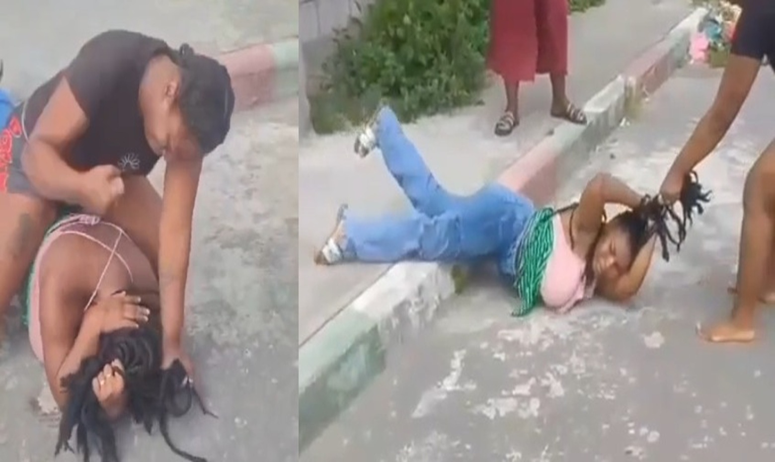 Husband’s Mistress Gets Absolutely Destroyed in Wife’s Savage Street Beating