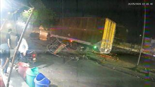 Out-of-Control Truck Plows Through Crowded Roadside, Leaves Trail of Death
