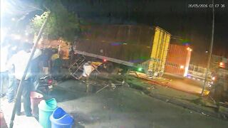Out-of-Control Truck Plows Through Crowded Roadside, Leaves Trail of Death