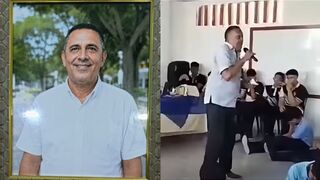 Teacher Collapses and Dies Mid-Speech at Colombian School