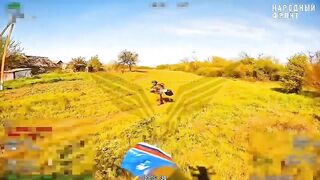 Ukrainian drone operator gets droned.