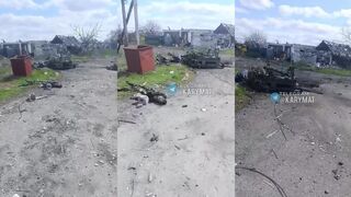 And again dead ruzzians alongside the roads, rssian roboevac minetrapped