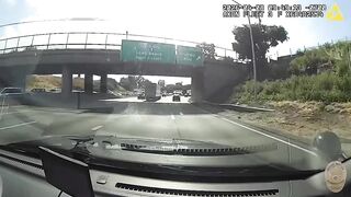 Man Gunned Down by LAPD After Wild Police Chase Ends in Fiery Crash