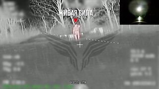 Baba Yaga drone operator gets droned.