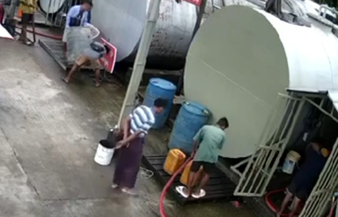 Massive Blast at Myeik Fuel Warehouse Leaves Two Dead in Seconds