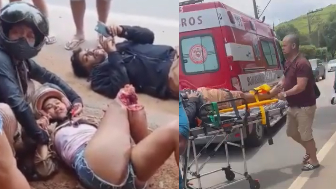 Couple Seriously Injured In Motorcycle Accident