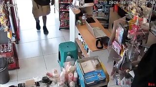 Brutal Knife Attack on Young Woman Caught Inside Store in Puerto Vallarta