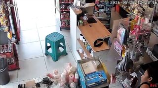 Brutal Knife Attack on Young Woman Caught Inside Store in Puerto Vallarta