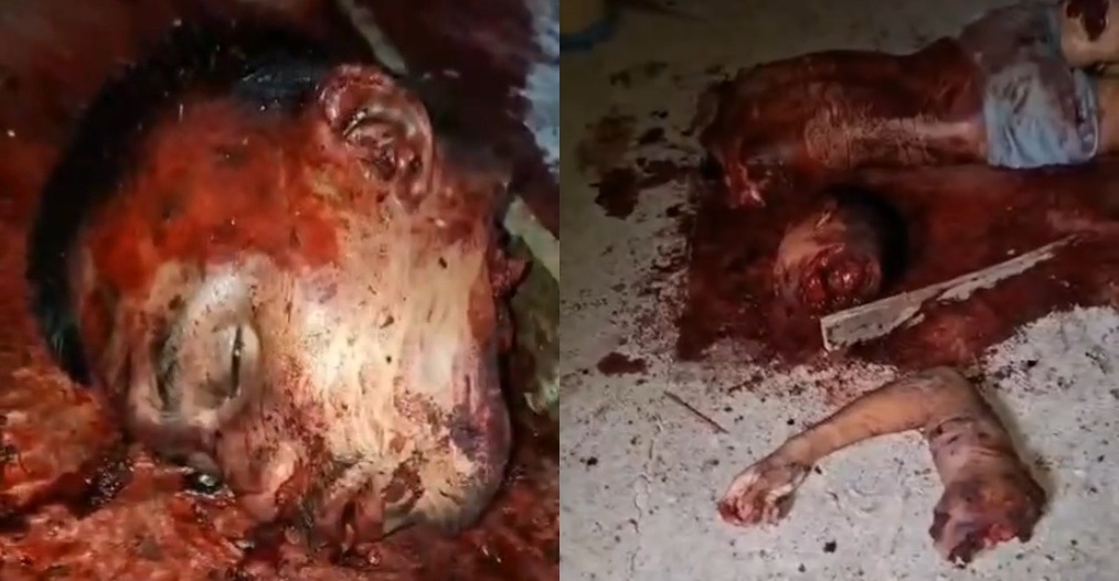 Suspected Gang Members Caught Red-Handed Dismembering a Body
