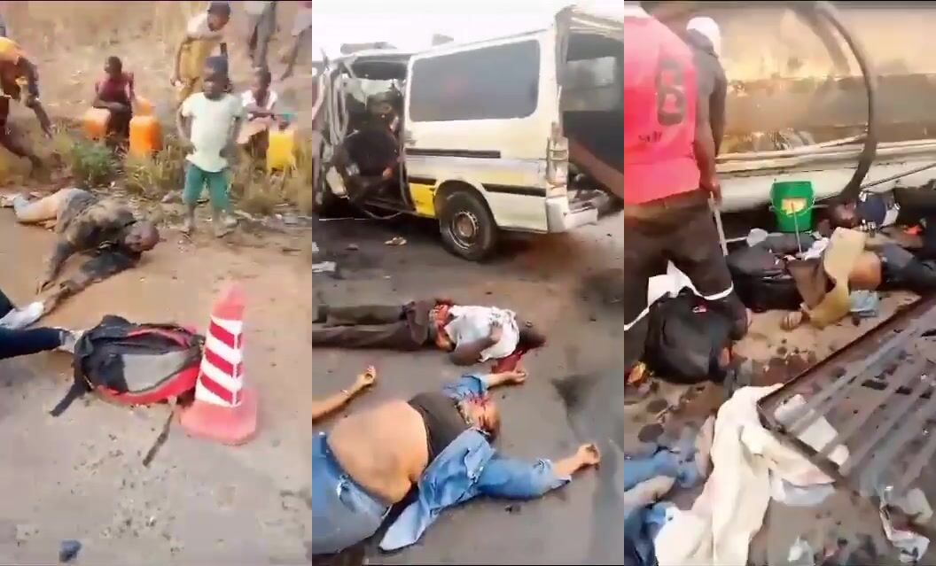 They Were Stealing Oil From Tanker Truck When Van Crashed Killing 12