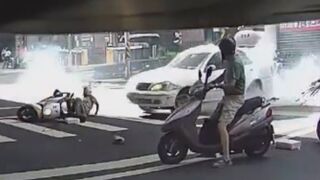 Drugged Driver Kills An Old Woman In Taipei City