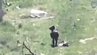And another pedoruzzian invader burned alive at "work"
