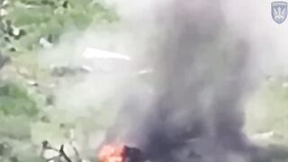 And another pedoruzzian invader burned alive at "work"