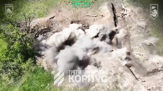 And another one drone striked russian faggot dying in convulsions