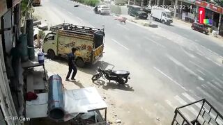 Wreckless Couple On Motorcycle Destroyed By Speeding SUV