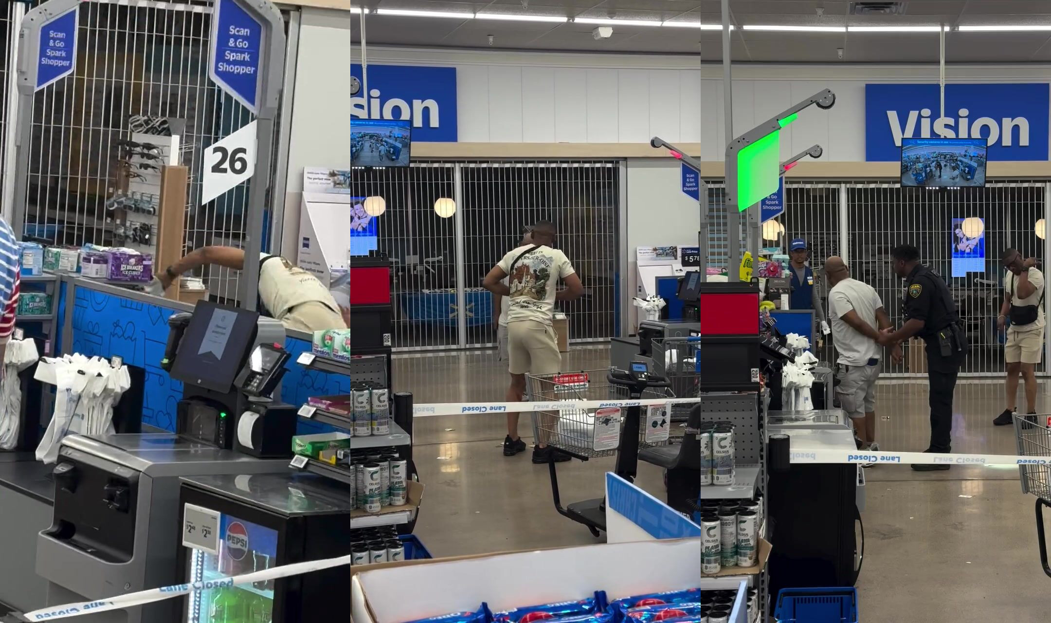 Man stabbed in Walmart during fight over money