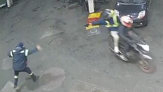 Armed Robbers Open Fire on Employee Who Fought Back at Service Station