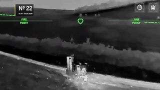 Ukrainian Magyar Birds strikes Russian S-300 launcher, radar, railway tankers