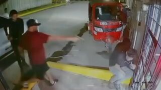 Two Armed Thugs Brutally Murder Young Man Outside Liquor Store