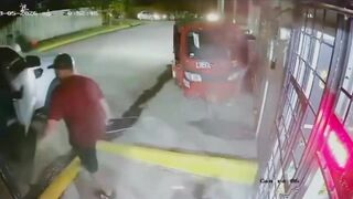Two Armed Thugs Brutally Murder Young Man Outside Liquor Store
