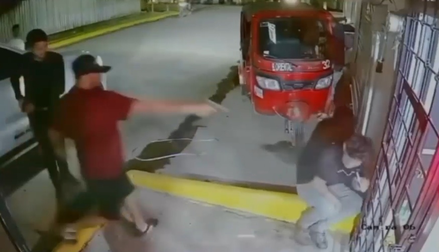 Two Armed Thugs Brutally Murder Young Man Outside Liquor Store