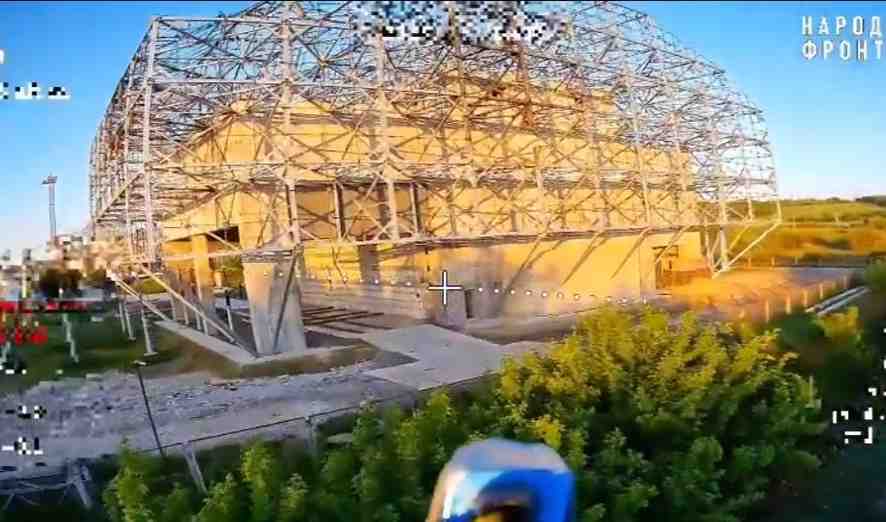 1 sabotage drone destroys entire Ukr power plant.
