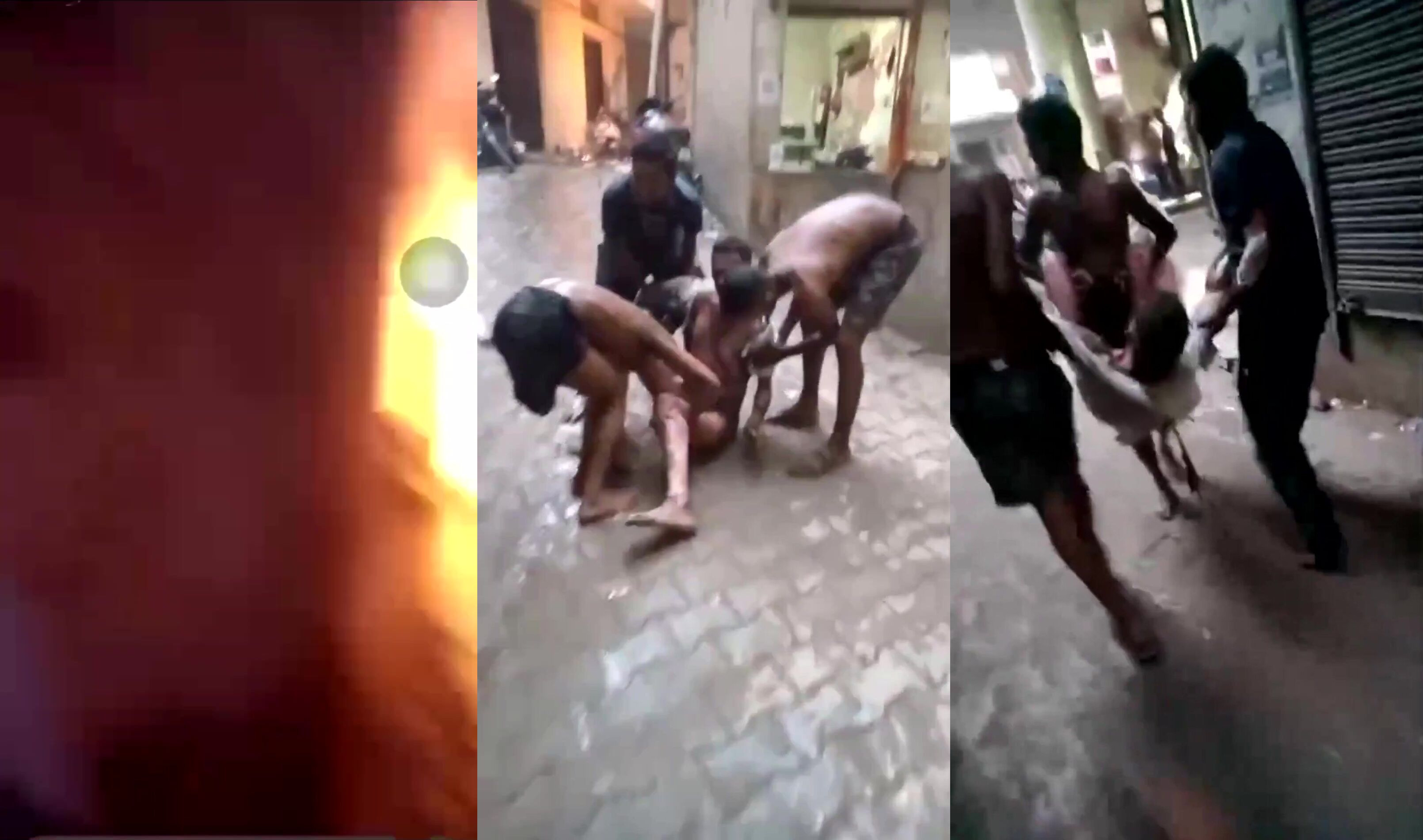 One person died and several others were injured in a powerful LPG cylinder blast