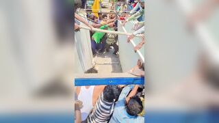Construction Site Worker Crushed By Slabs Dies In Front Of His Brother