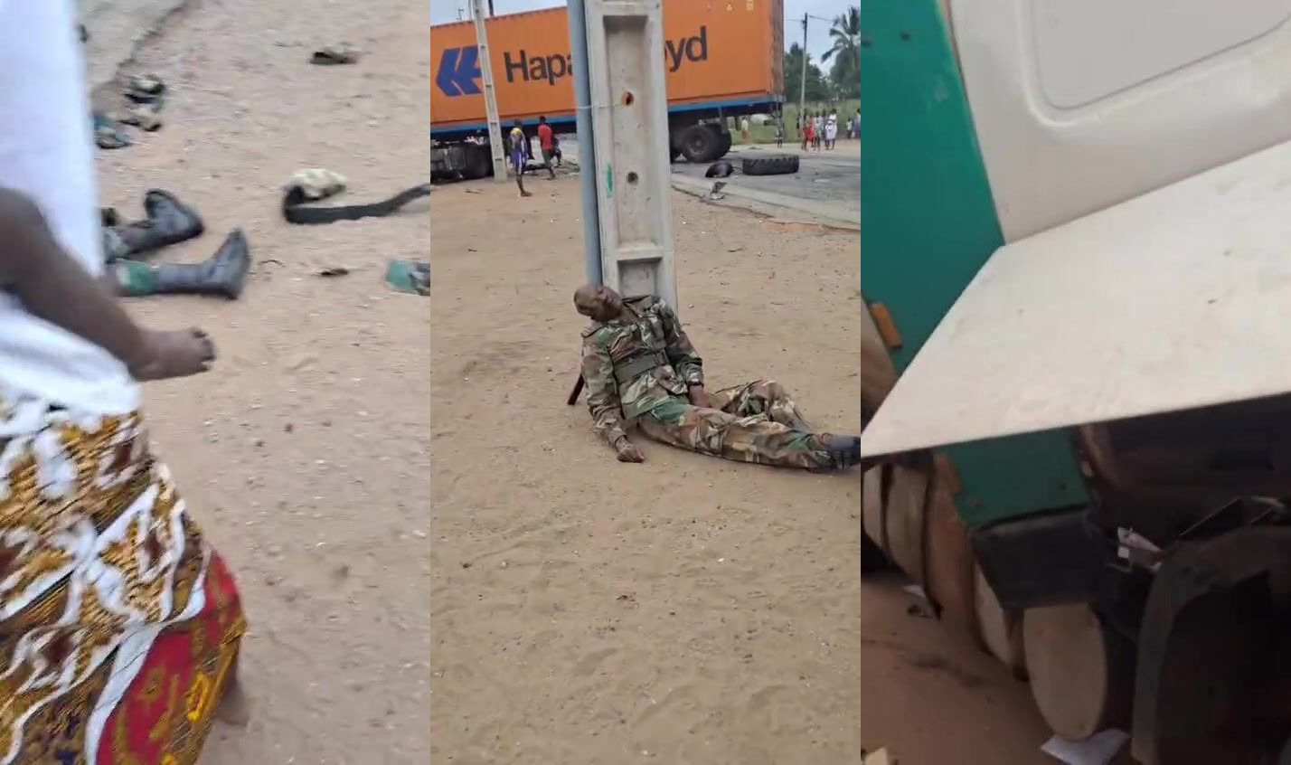 MIlitary truck collides with work truck killing and injuring several